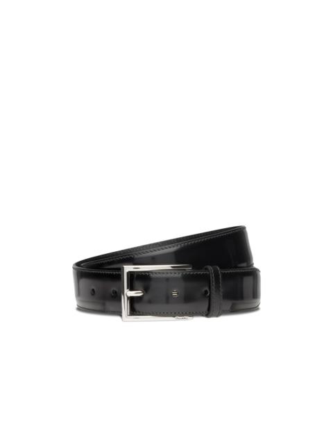 Church's Elongated buckle belt
Polished Binder Black