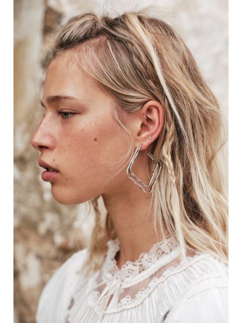 FREE PEOPLE Shelby Square Hoops