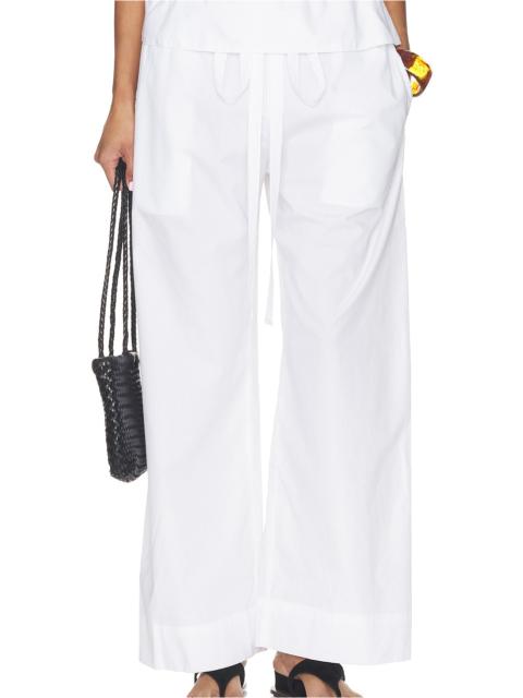 Enza Costa Cotton Peplum Pant