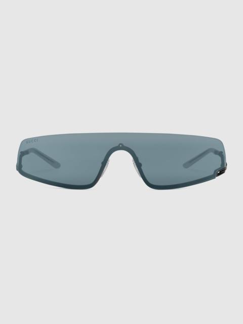 Mask-shaped frame sunglasses