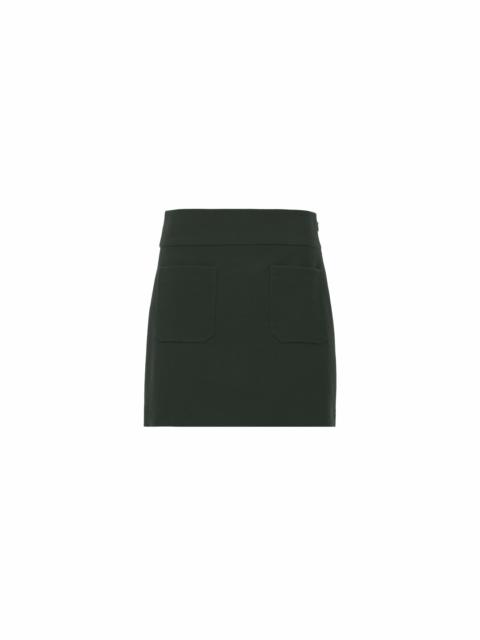 Chloé TAILORED MINI SKIRT IN WOOL CRÊPE