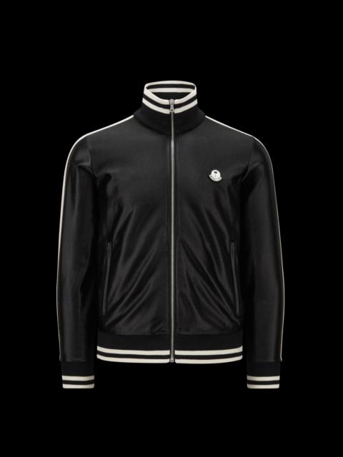 Moncler Shiny Zip-Up Sweatshirt