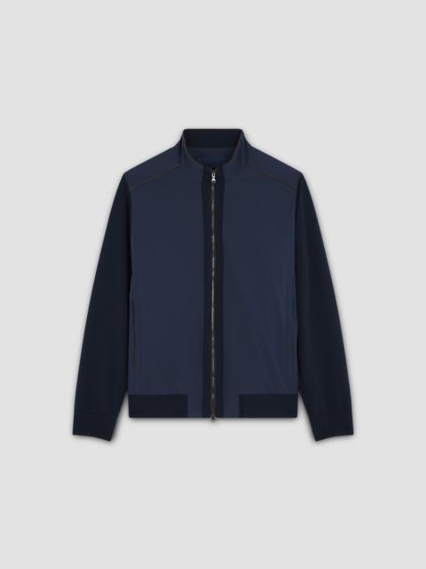 Paul & Shark HYBRID SWEATER IN TYPHOON® RE-4X4 STRETCH AND SUMMER WOOL