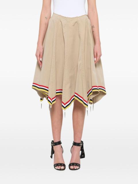 JW Anderson umbrella effect pleated skirt