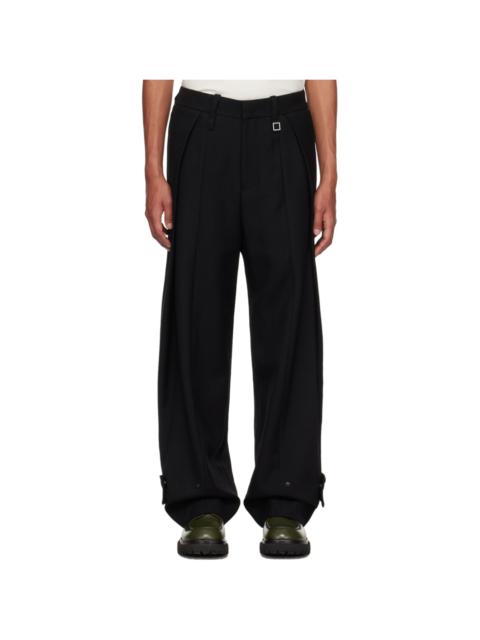 Wooyoungmi Black Folding Trousers