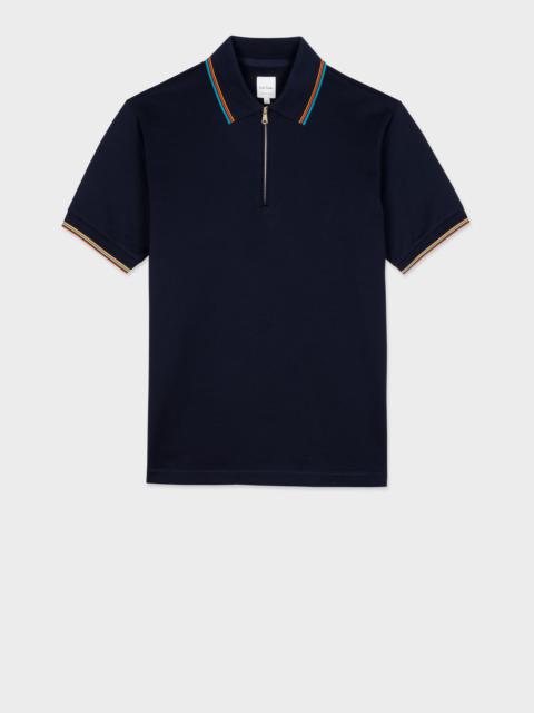Tシャツ・カットソー Paul Smith FW25 ZIP POLO. (M1R 487Y L00089 28B) L00089 ZIP Tシャツ・カットソー 28B) 487Y FW25 Paul POLO. Smith (M1R