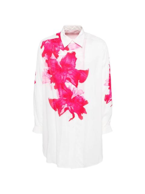 Yohji Yamamoto floral-printed shirt