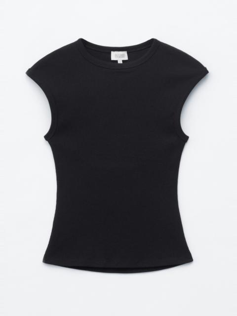 & Other Stories Open-Back Ribbed Top