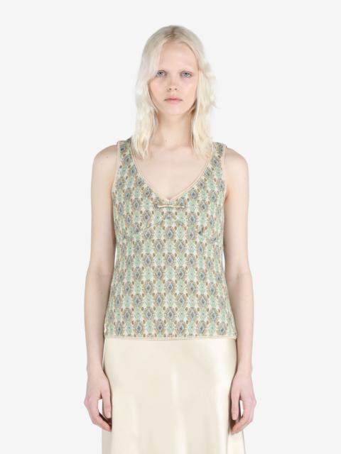 N°21 GEOMETRIC-JACQUARD TOP