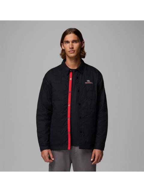 Columbia Men's Collegiate Campus Roam Quilted Shirt Jacket - Georgia