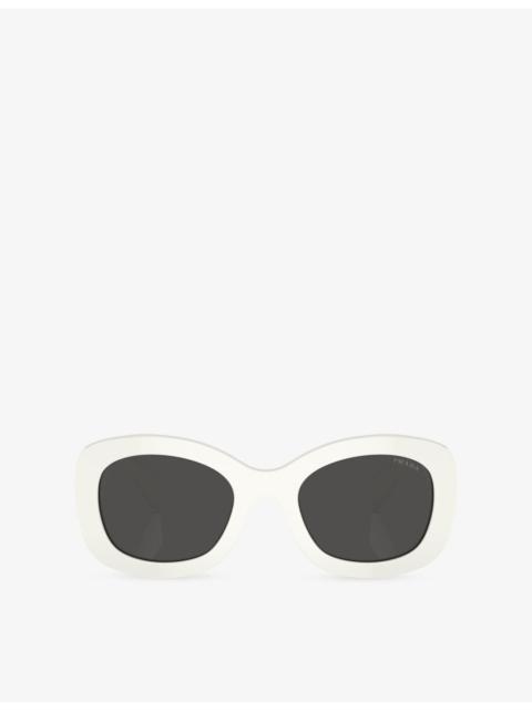 Prada PR A13S Butterfly-Frame Acetate Sunglasses