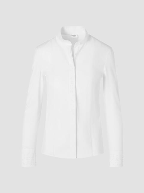 AKRIS Women's Cotton Poplin Shirt - Cream