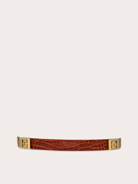 FERRAGAMO Adjustable Hug belt
