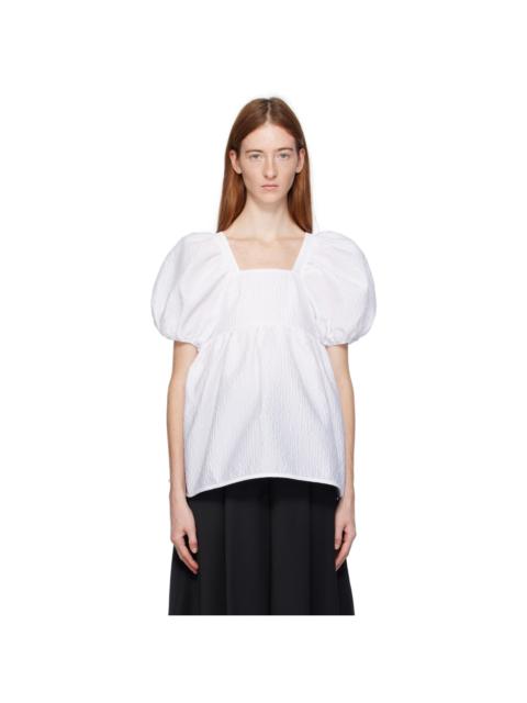 CECILIE BAHNSEN White Alma Blouse