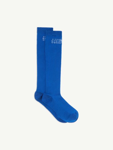 MM6 Maison Margiela Knee-high socks