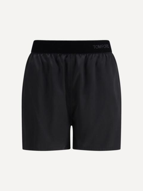 TOM FORD Stretch silk satin PJ Shorts