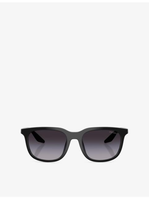 Prada PS B08S Pillow-Frame Injected Sunglasses