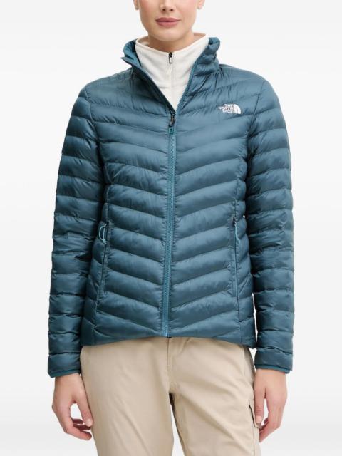 The North Face chevron quilted jacket