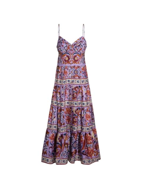FARM RIO button floral dress