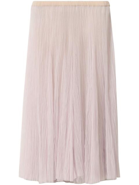 FABIANA FILIPPI plissé-effect midi skirt