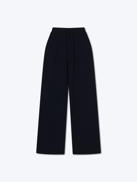 ONI - Knitted straight-leg pants - Navy