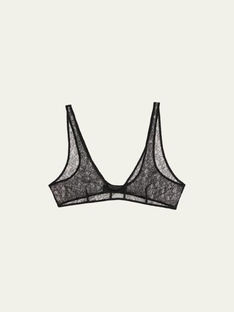 Petite Fleur Wireless Floral Lace Bra