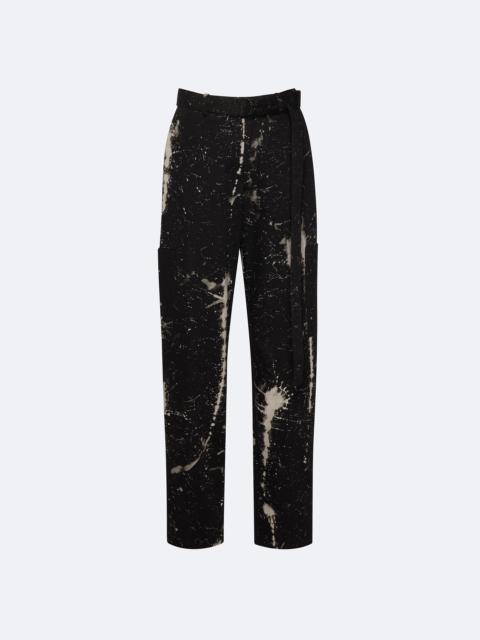 LAPOINTE Bleached Denim Tapered Pant