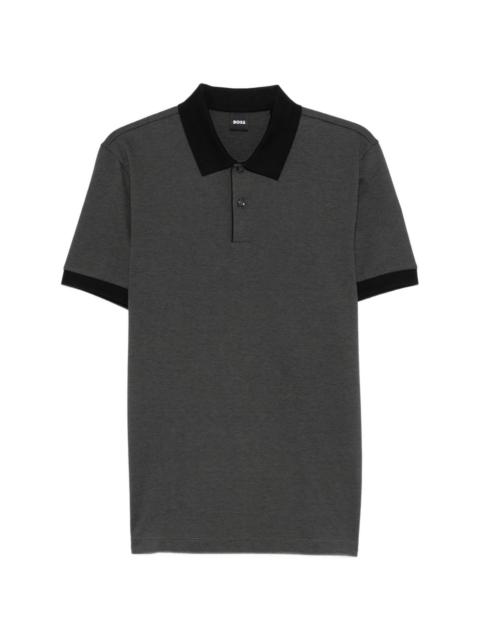 BOSS half-button polo shirt