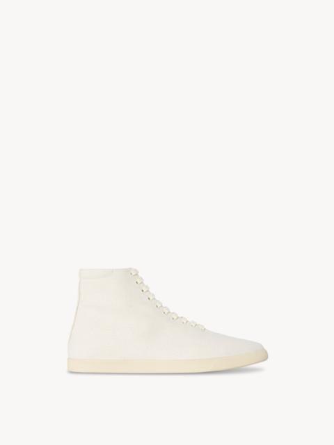 The Row Sam High-Top Sneaker in Canvas