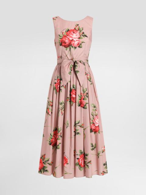 Dolce & Gabbana Rose bouquet-print cotton dress
