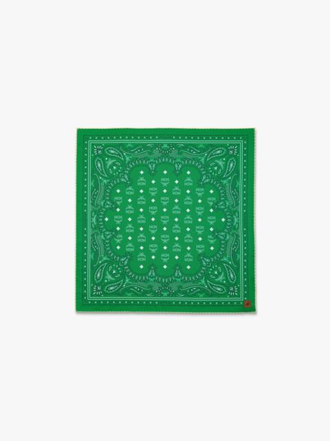 MCM Paisley Cotton-Silk Scarf