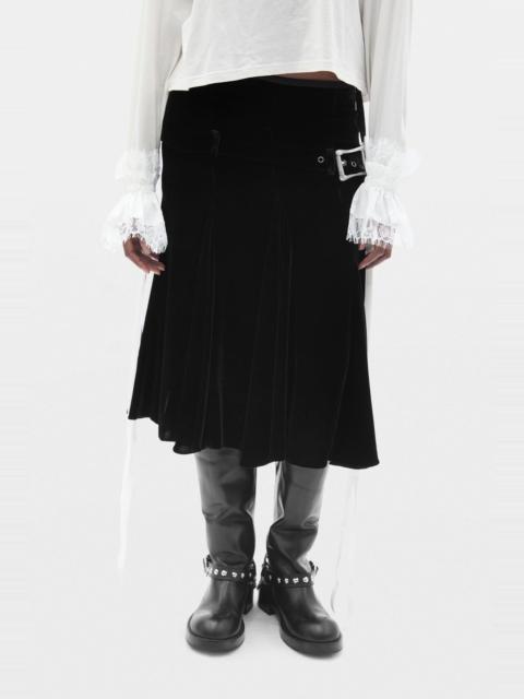 Ann Demeulemeester Birte Cuffs with Lace Ruffles