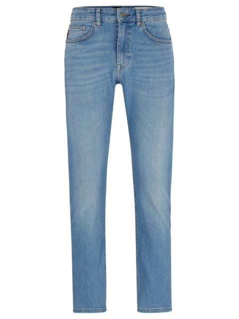 BOSS SLIM-FIT JEANS IN BLUE SUPER-STRETCH DENIM
