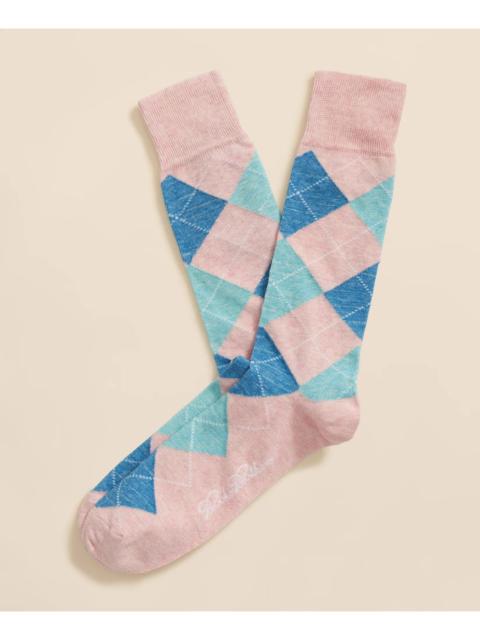 Brooks Brothers Cotton Blend Argyle Socks