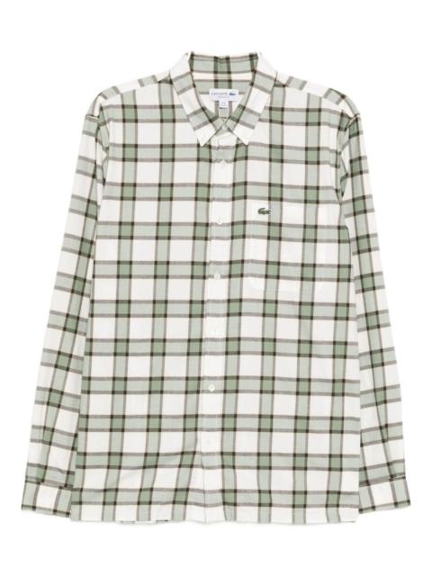 LACOSTE plaid shirt