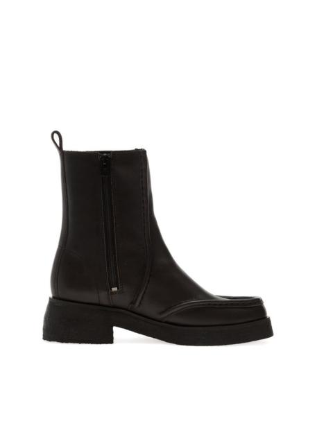 Clarks Originals Effery Zip leather chelsea boots