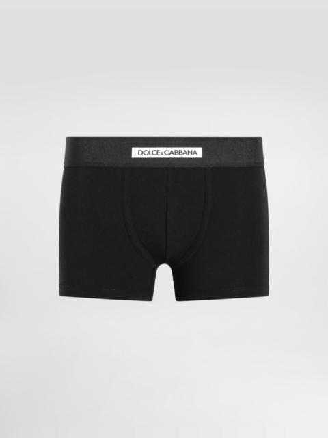 Dolce & Gabbana Two-way-stretch cotton jersey regular-fit boxers