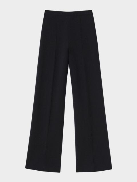 Lafayette 148 New York Cashmere Double-Knit Pull-On Pants