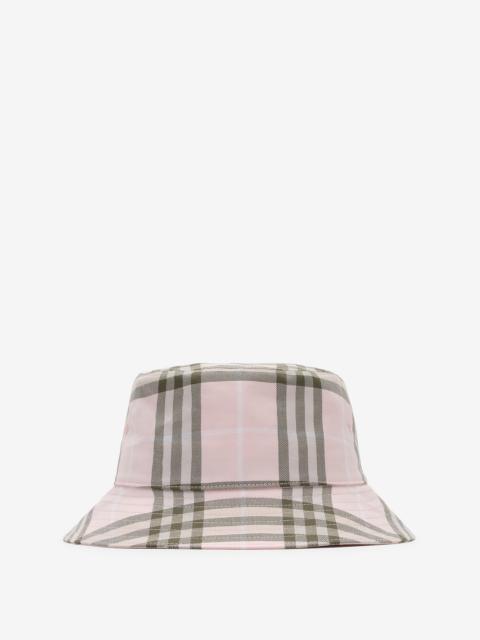 Burberry Check Cotton Bucket Hat