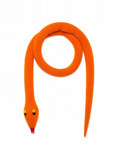 Walter Van Beirendonck SNAKE SCARF - ORANGE