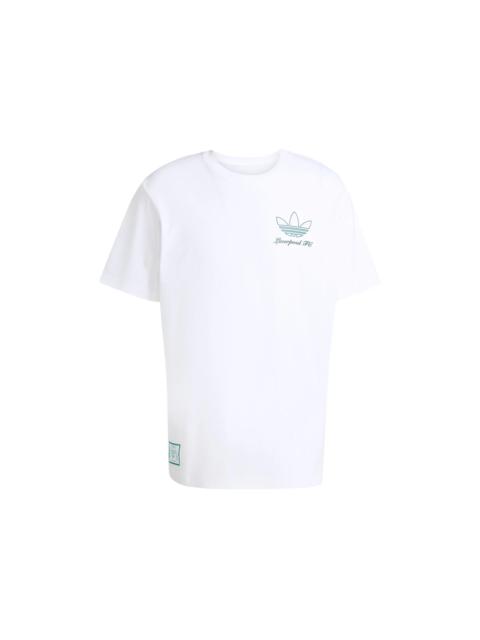 adidas adidas Liverpool FC Terrace Icons Graphic T-Shirt White