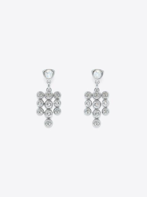 AREA CRYSTAL CHANDELIER EARRINGS