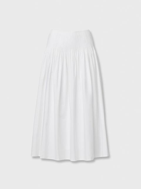 rag & bone Elena Pintucked Poplin Skirt