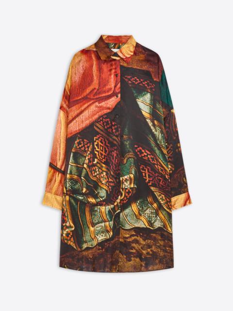 Dries Van Noten SILK SHIRT DRESS