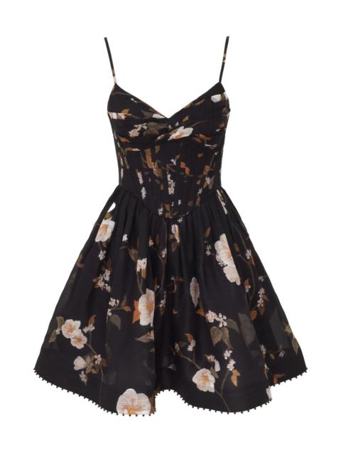 Zimmermann ASCENT CORSETED MINI DRESS