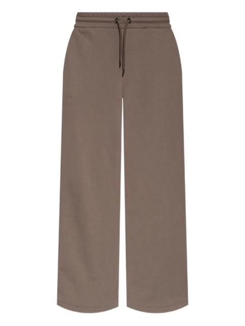 EMPORIO ARMANI drawstring embroidered sweatpants