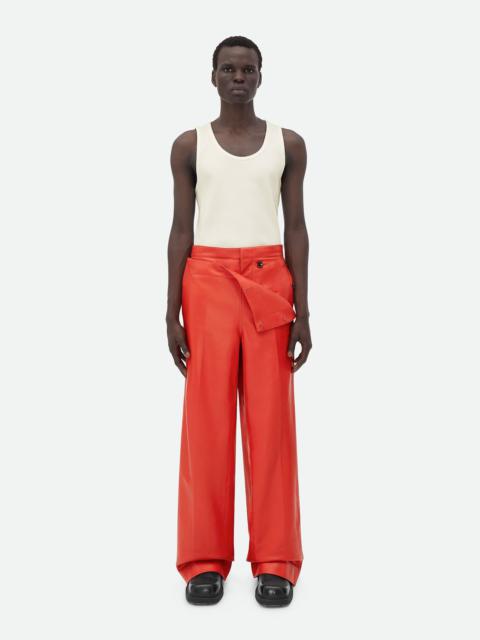 Bottega Veneta Leather Sailor Trousers