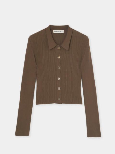 Our Legacy Mazzy Polo Tobacco Clean Cotton
