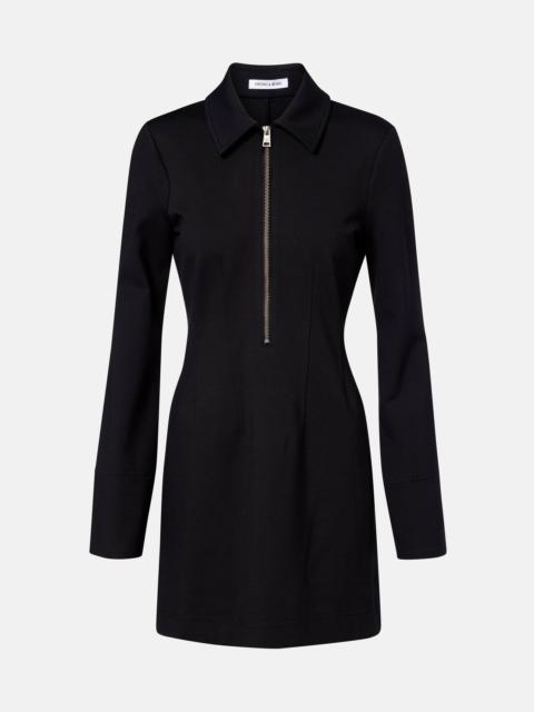 VERONICA BEARD Capelle zip-up minidress