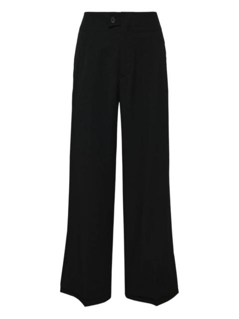 Yohji Yamamoto front button-fastening trousers